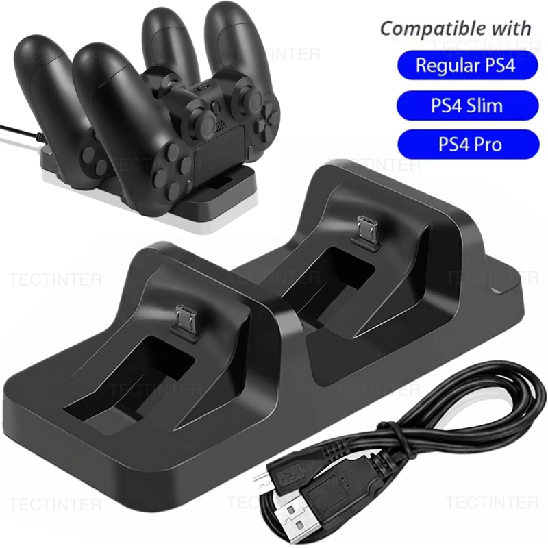 Gaming Console Tv - デュアル充電器ドックステーション PS4 コントローラ充電スタンドホルダーソニーのプレイステーション 4 ゲームパッド Controle