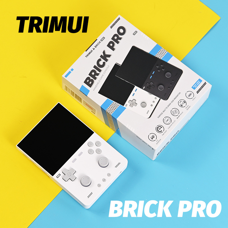 Gaming Console Under 5000 - TRIMUI BRICK PRO オープンソースLinuxポータブルゲーム機 3.95インチ 1024x768