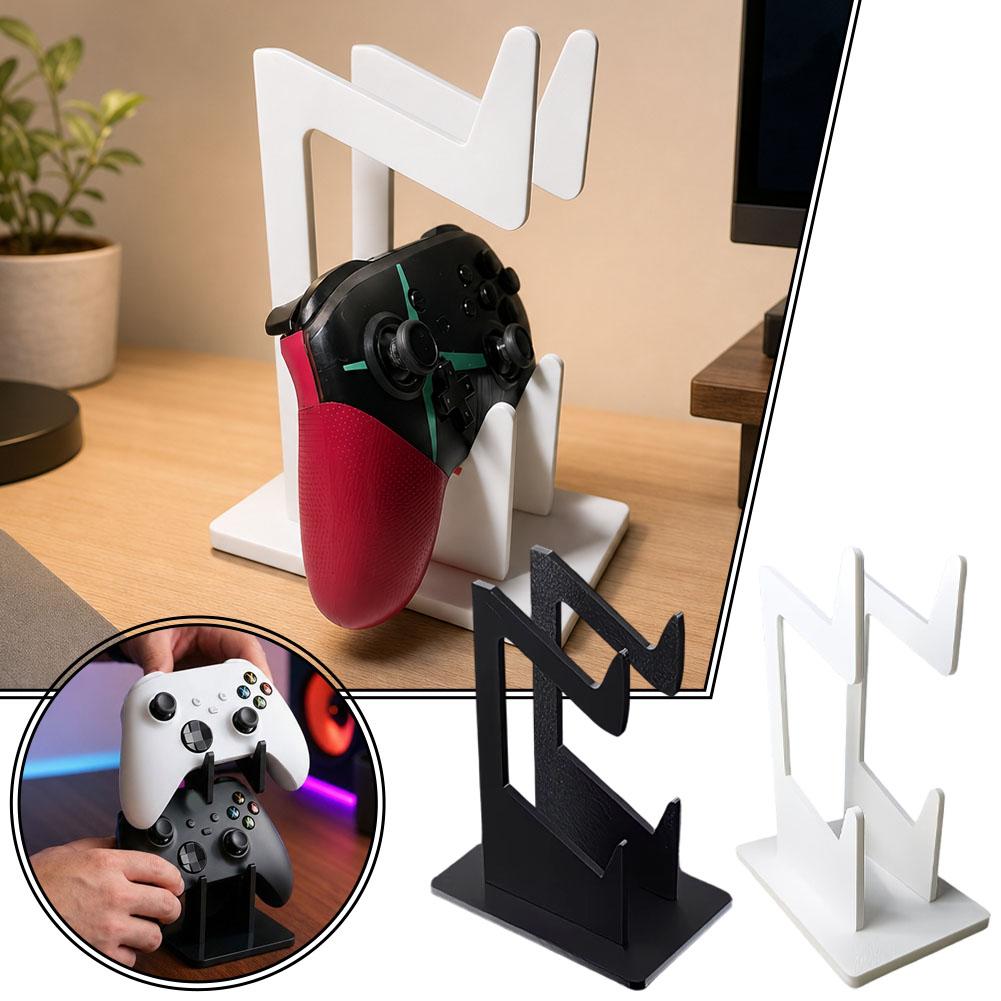 Gaming Console In - ワイヤレスデュアルコントローラー用スタンド。ゲームコントローラーを立てて収納できるアクセサリー。汎用性の高いゲーム機用オーガナイザー。滑り止め加工。PS5、Xbox、Switchに対応。