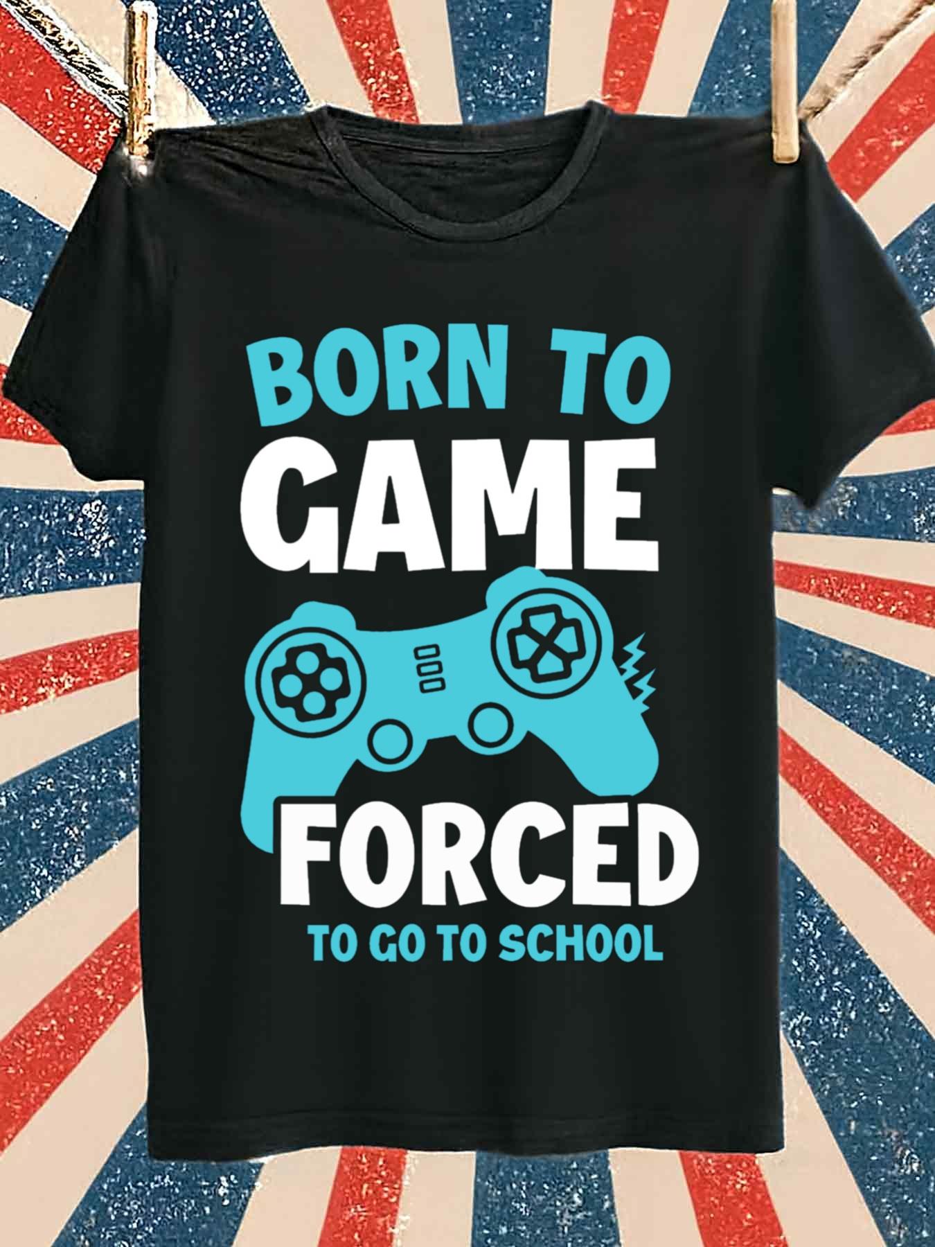 Gaming Console All - Born to Game メンズ ゲーミング Tシャツ