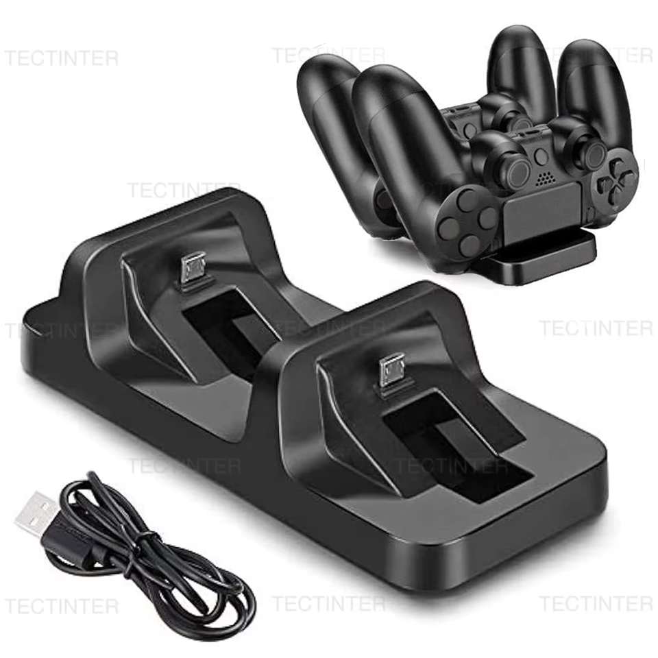デュアル充電器ドックステーション PS4 コントローラ充電ス - Gaming Console Tv のレビューと価格
