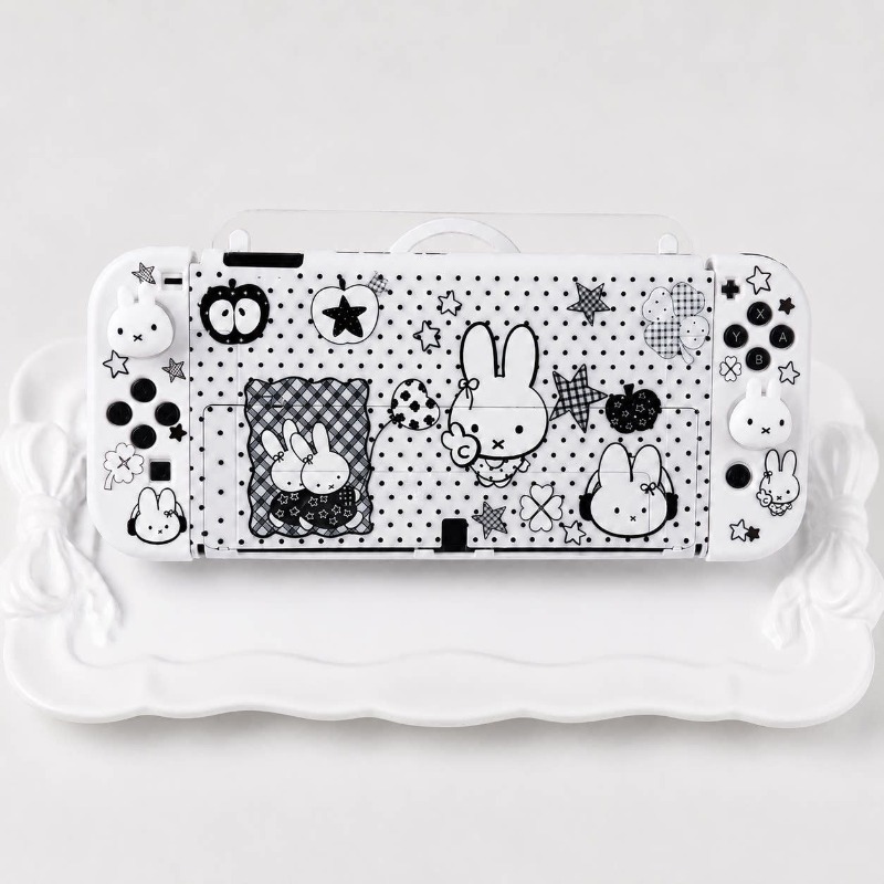 ニンテンドースイッチOLED用、かわいいミッフィーの保護ケー - Gaming Console In のレビューと価格