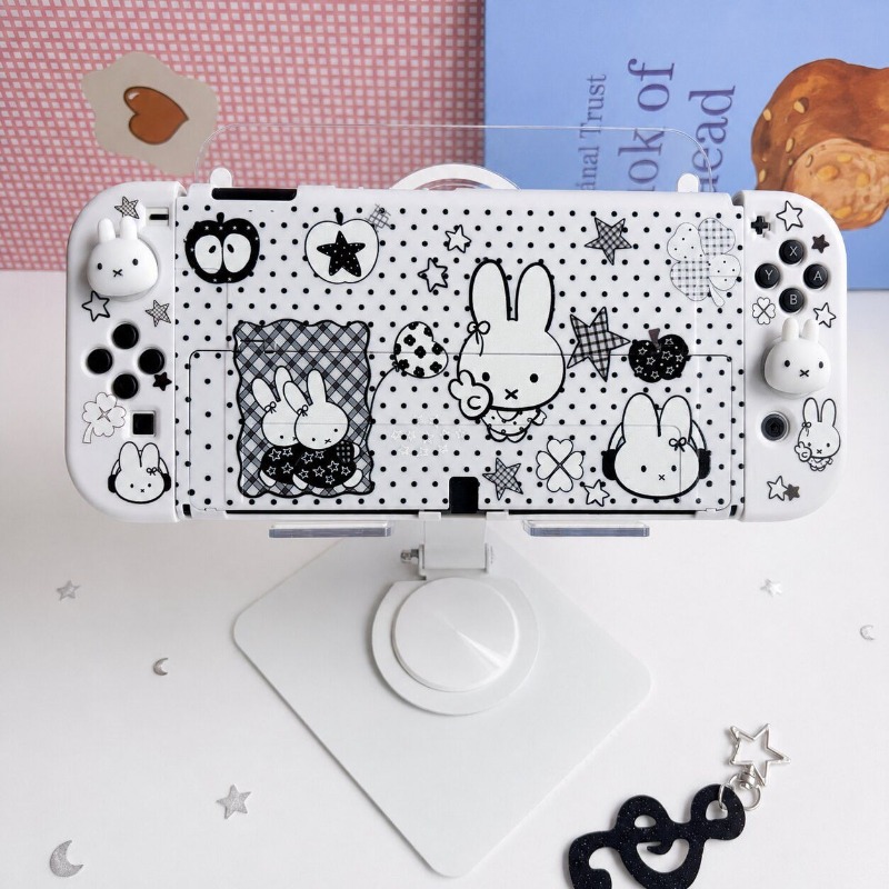 ニンテンドースイッチOLED用、かわいいミッフィーの保護ケー - Gaming Console In のレビューと価格