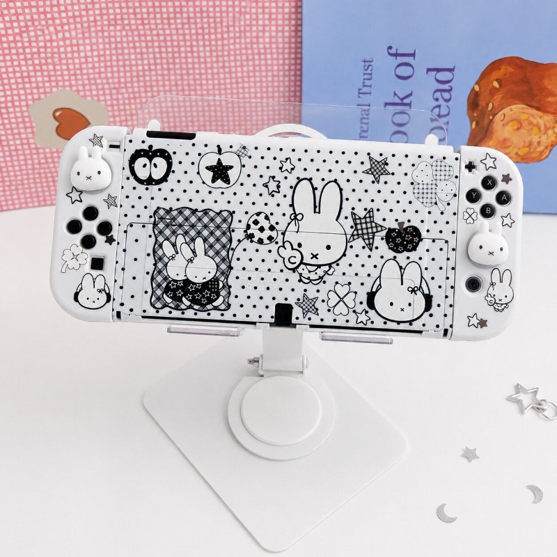 ニンテンドースイッチOLED用、かわいいミッフィーの保護ケー - Gaming Console In のレビューと価格