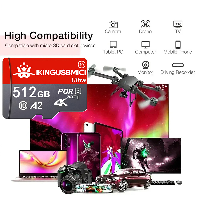 64GB、512GB、128GBの高性能TFカード、メモリカ - Gaming Console All のレビューと価格
