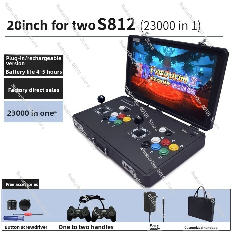 ポータブルレトロアーケードゲーム機、デュアルジョイスティック - Gaming Console Tv のレビューと価格