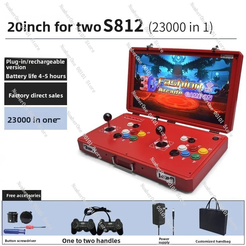ポータブルレトロアーケードゲーム機、デュアルジョイスティック - Gaming Console Tv のレビューと価格